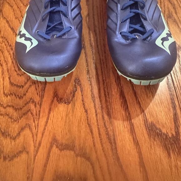 Saucony Spitfire 5 Womens 9.5 Track Spikes Cleats 7 Implements Purple Shoes Run - Picture 8 of 16